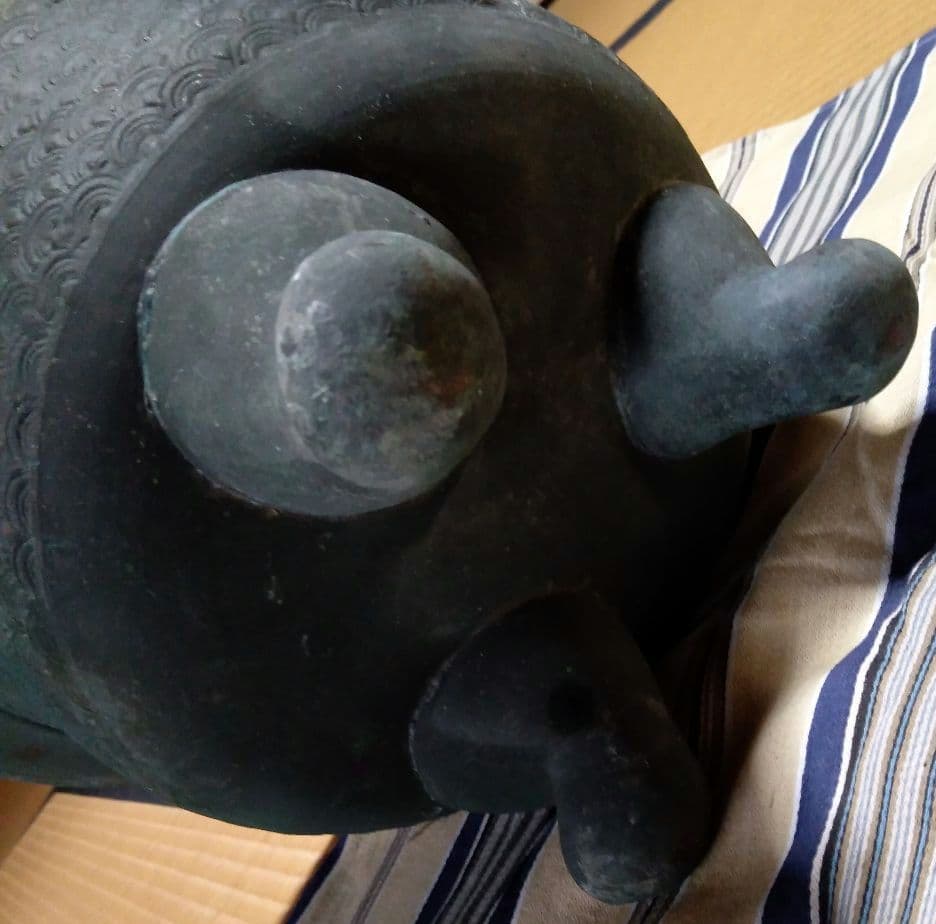 青銅火鉢　手炙り　大型