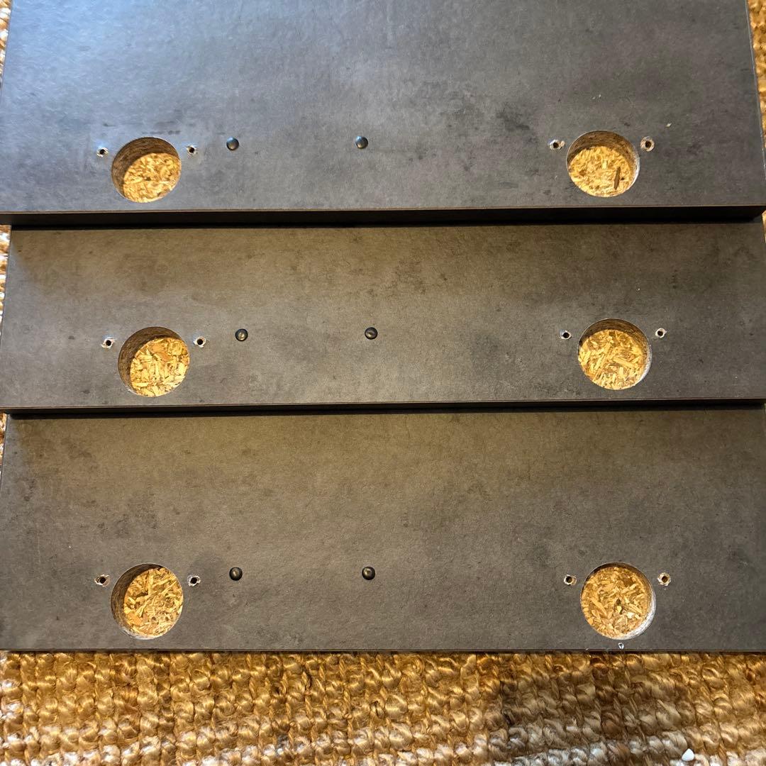 IKEA カルヴィーケン ダークグレー コンクリート調の扉3枚