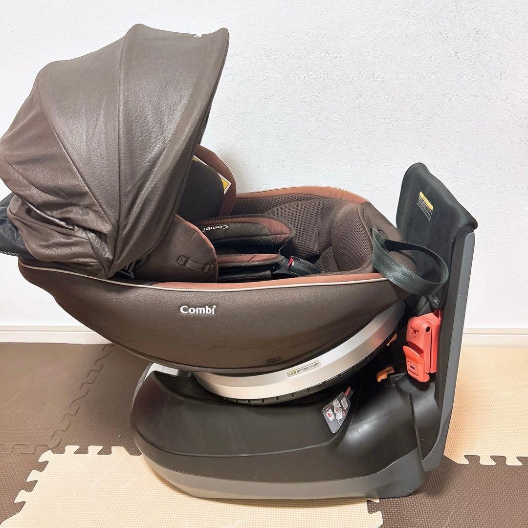 【美品】Combi クルムーヴスマート JG-600 シートベルト固定 新生児