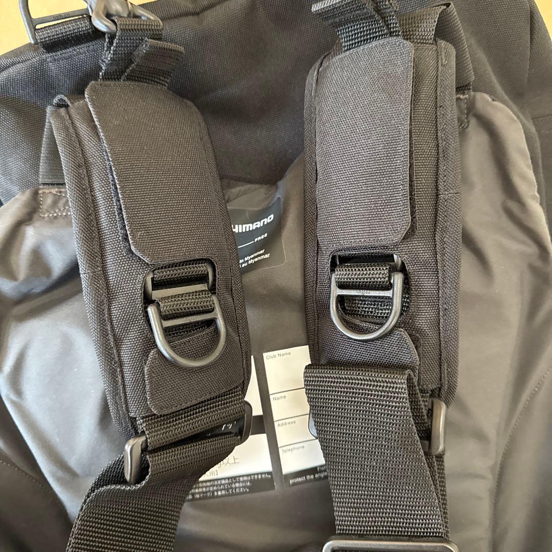 SHIMANO フィッシングベスト ブラック VF036V