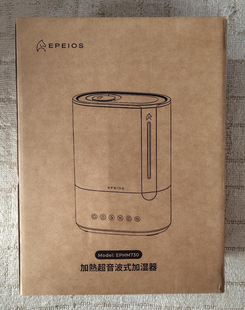 【未使用】 エペイオス ハイブリッド加湿器 HM730 6L 36畳 センサー