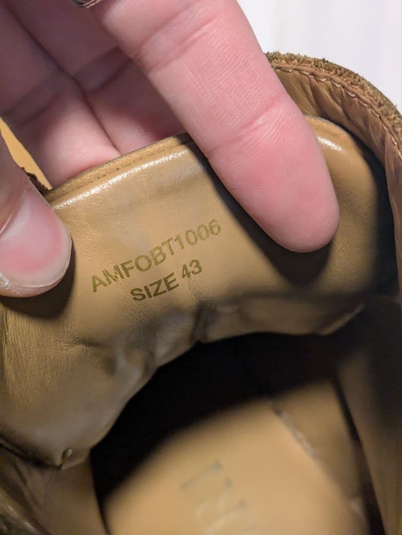 AMIRI　スエード　デザートブーツ　43