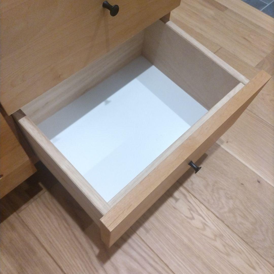 【大川家具】【日本製】天然木　リビングボード　キャビネット