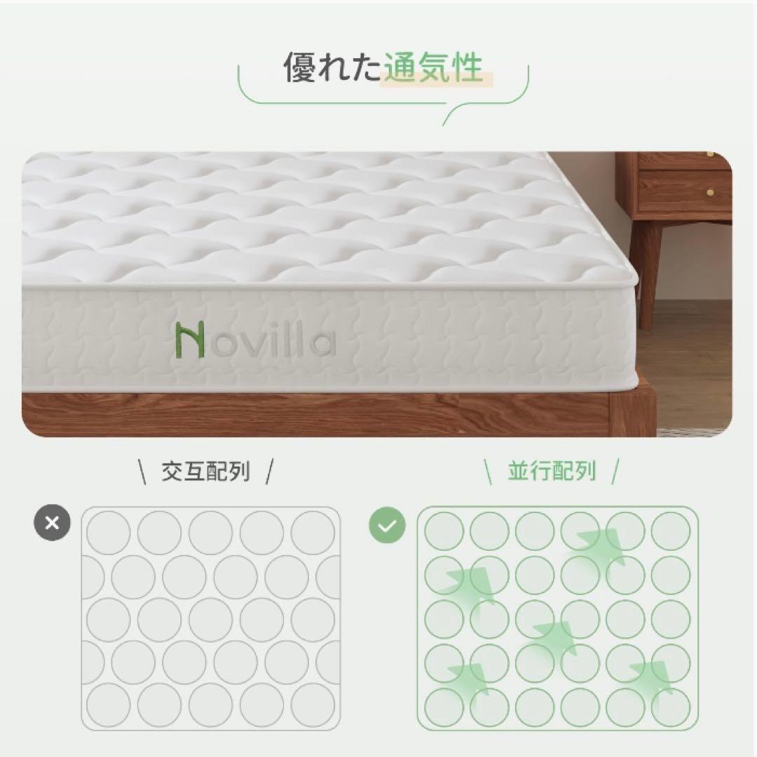 ❤️大特価❤️ マットレス　クイーン　18cm ポケットコイル　高密度　体圧分散