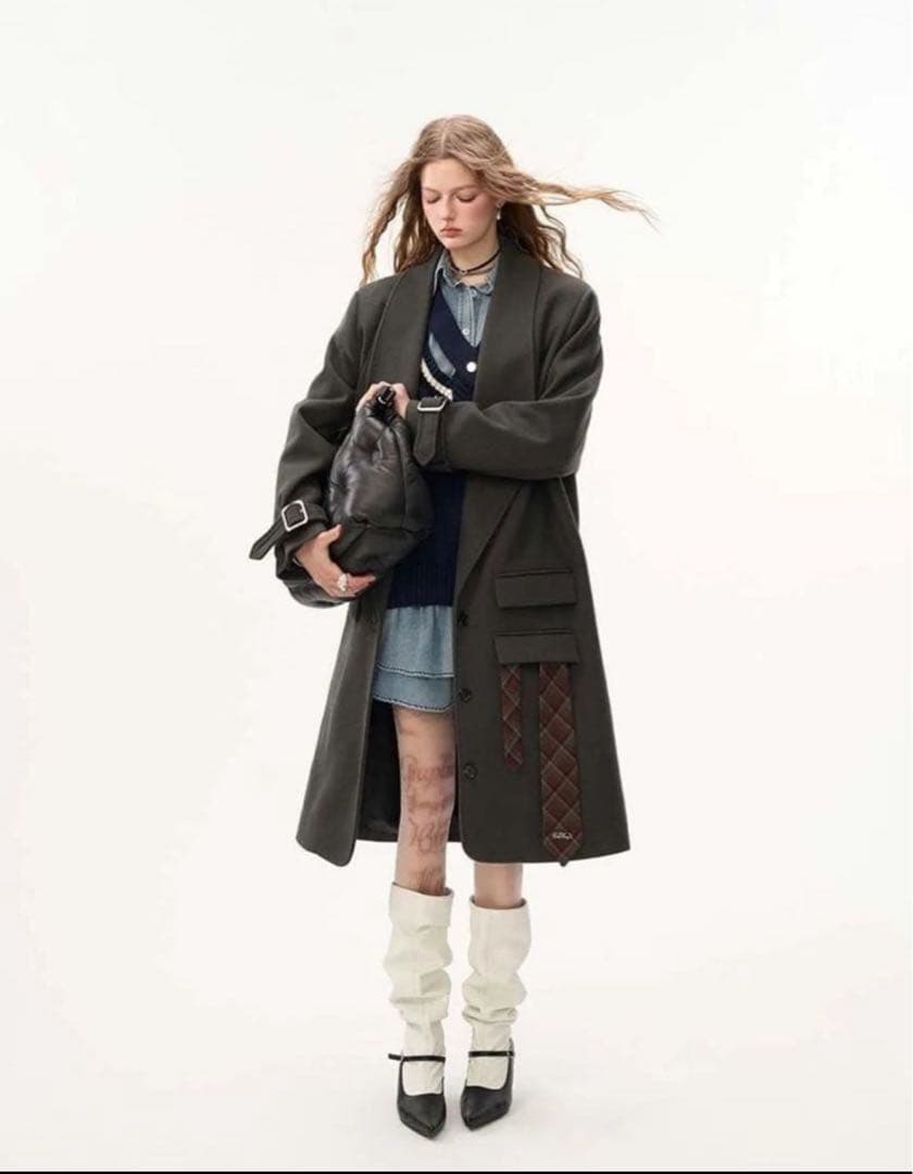 mamc ダークグレー コート