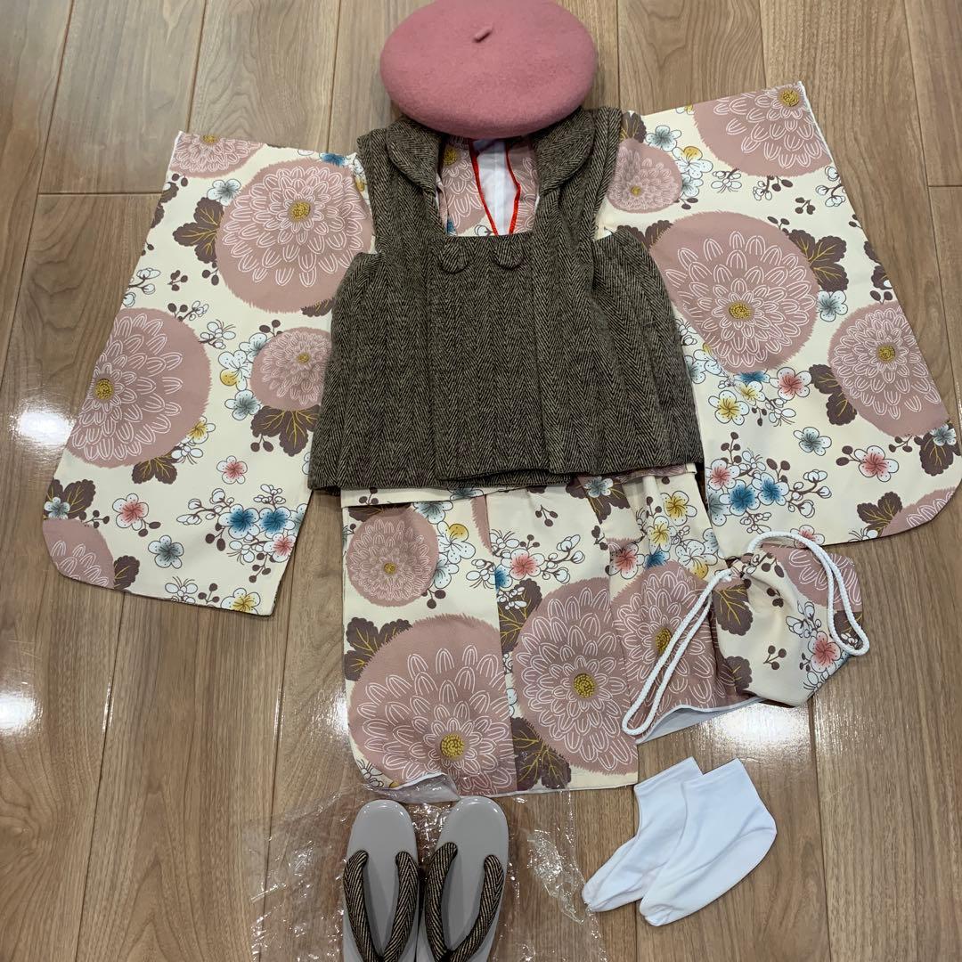 七五三 三歳　着物セット ひよこ商店