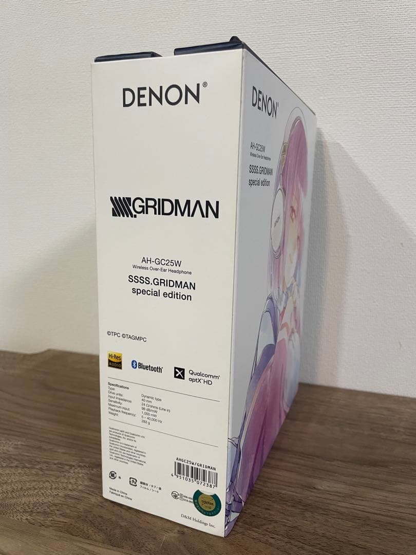 【美品】DENON SSSS.GRIDMAN ヘッドホンAH-GC25W