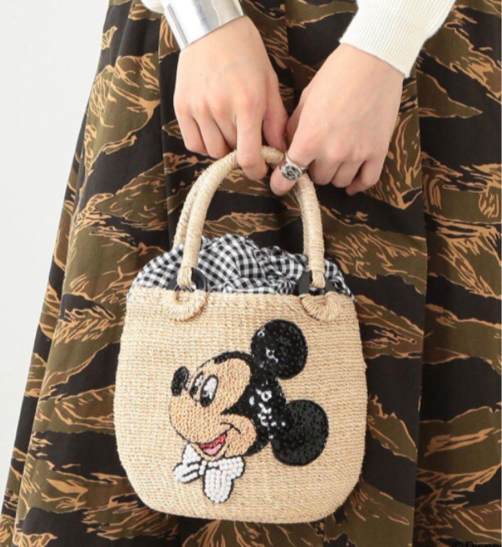 BEAMS BOY Disney カゴバッグ mini
