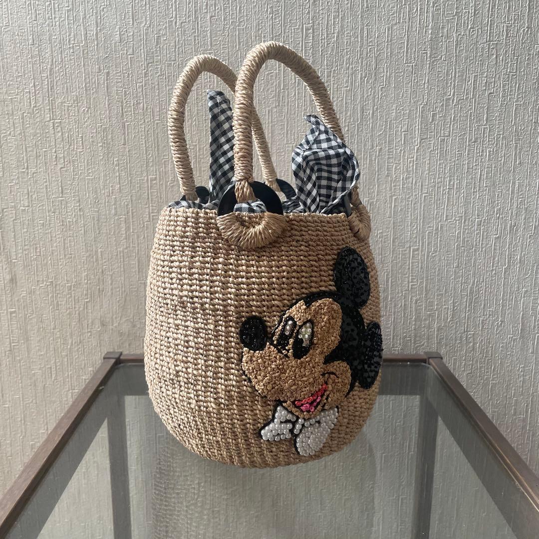 BEAMS BOY Disney カゴバッグ mini