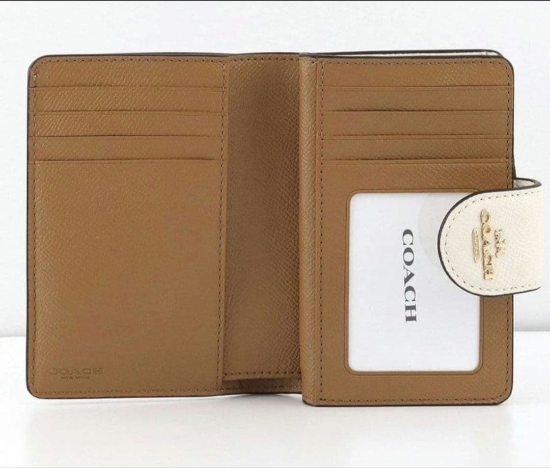 COACH 二つ折り財布 ホワイト