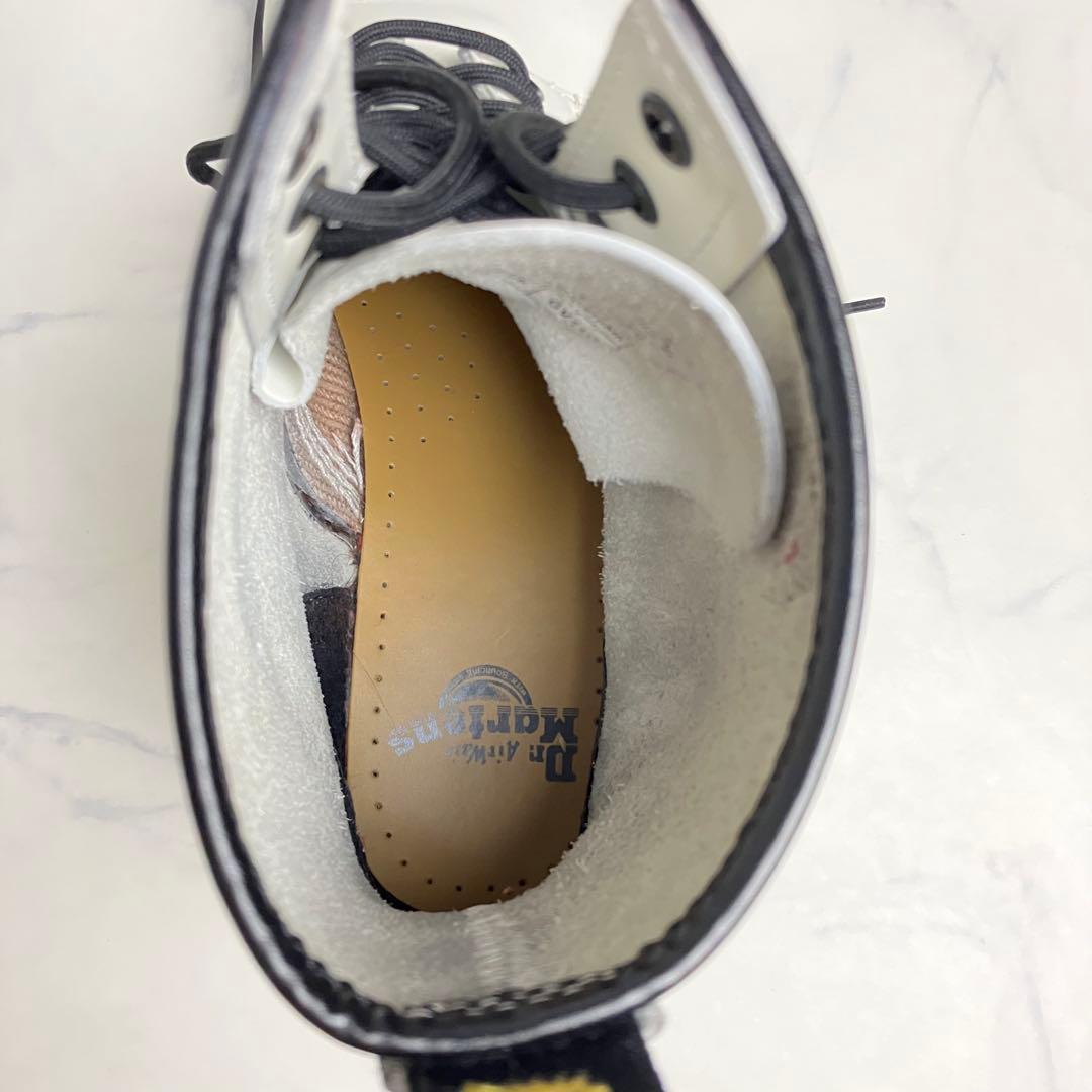 ドクターマーチン 8ホールブーツ 11822 ホワイトレザー UK8