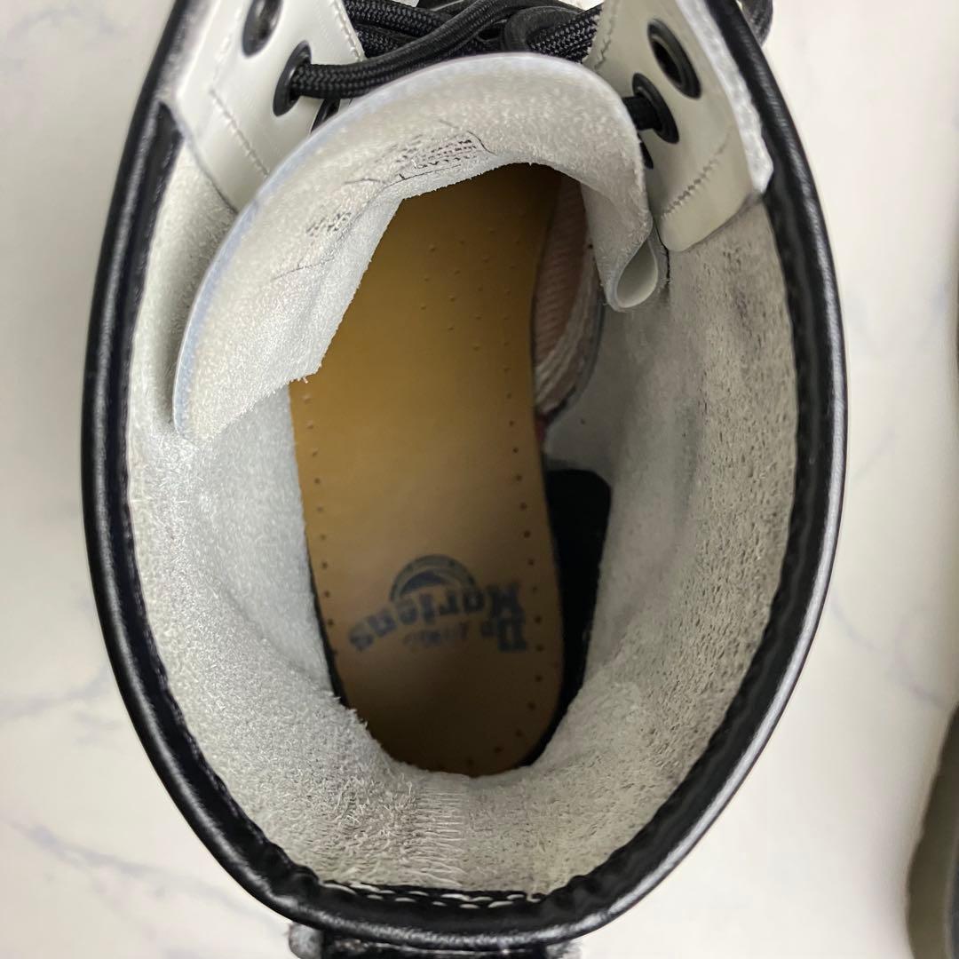 ドクターマーチン 8ホールブーツ 11822 ホワイトレザー UK8