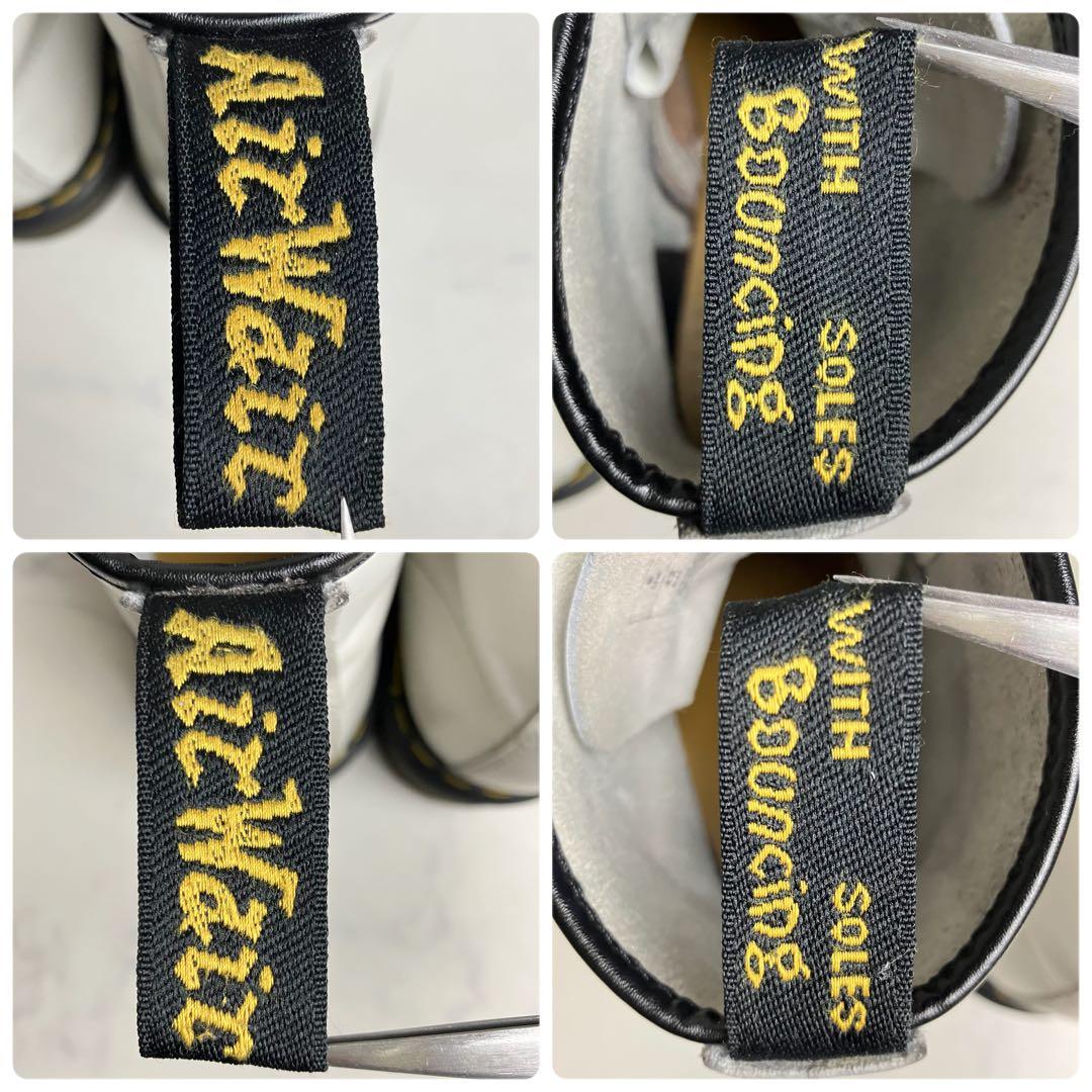 ドクターマーチン 8ホールブーツ 11822 ホワイトレザー UK8