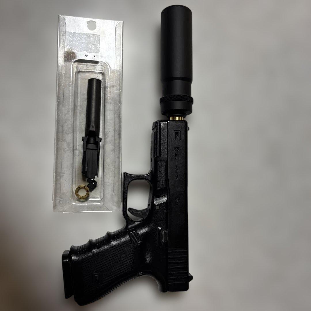 東京マルイ GLOCK19 Gen.4 純正サプレッサー付き