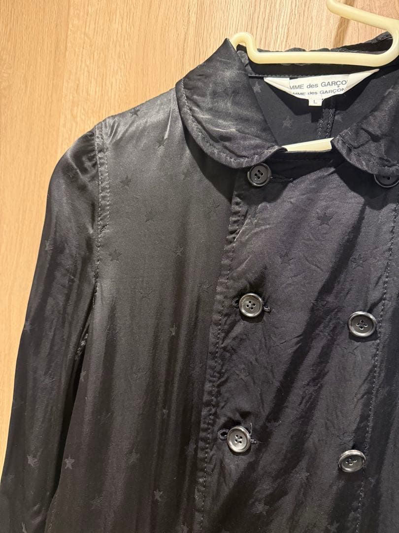 COMME des GARÇONS 黒 ダブルブレストジャケット L