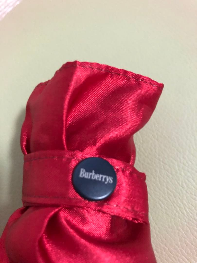 バーバリー　レディース折りたたみ傘　ベアー柄