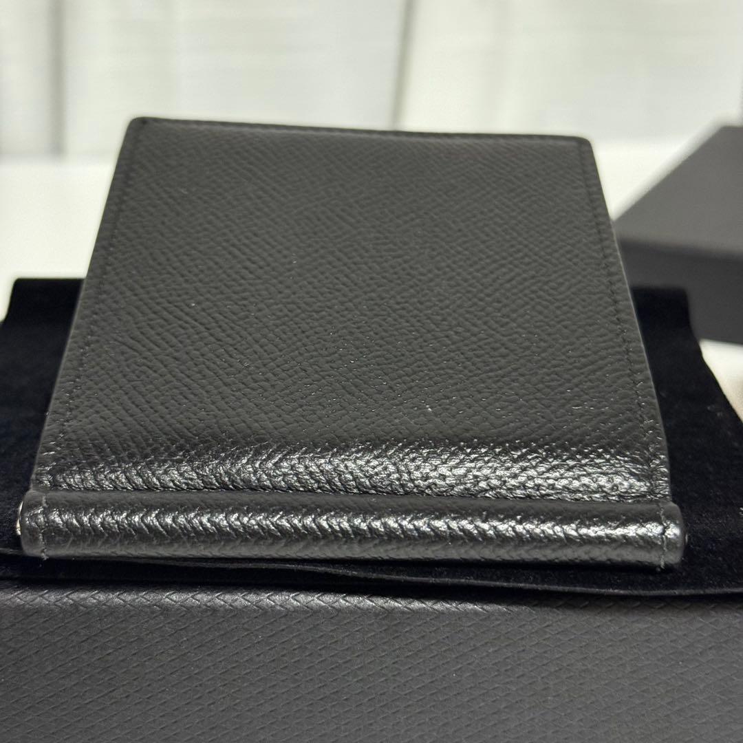 ⭐️未使用⭐️dunhill ダンヒル　マネークリップ　グレインレザー　　ブラック
