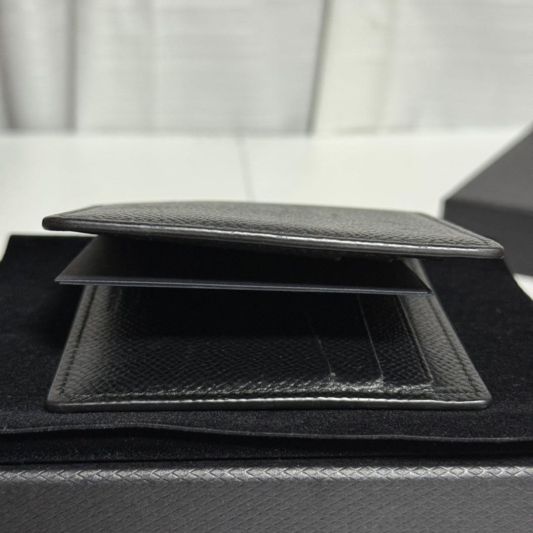 ⭐️未使用⭐️dunhill ダンヒル　マネークリップ　グレインレザー　　ブラック