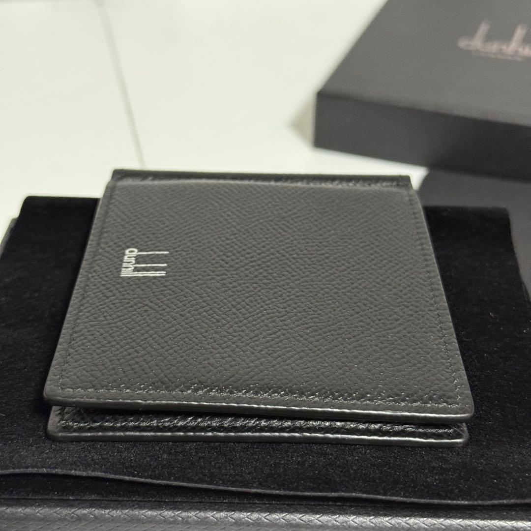 ⭐️未使用⭐️dunhill ダンヒル　マネークリップ　グレインレザー　　ブラック