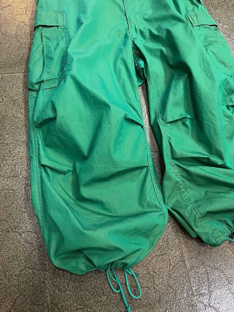 50s 後染め m-51 M カーゴパンツ オーバーパンツ グリーン M-R