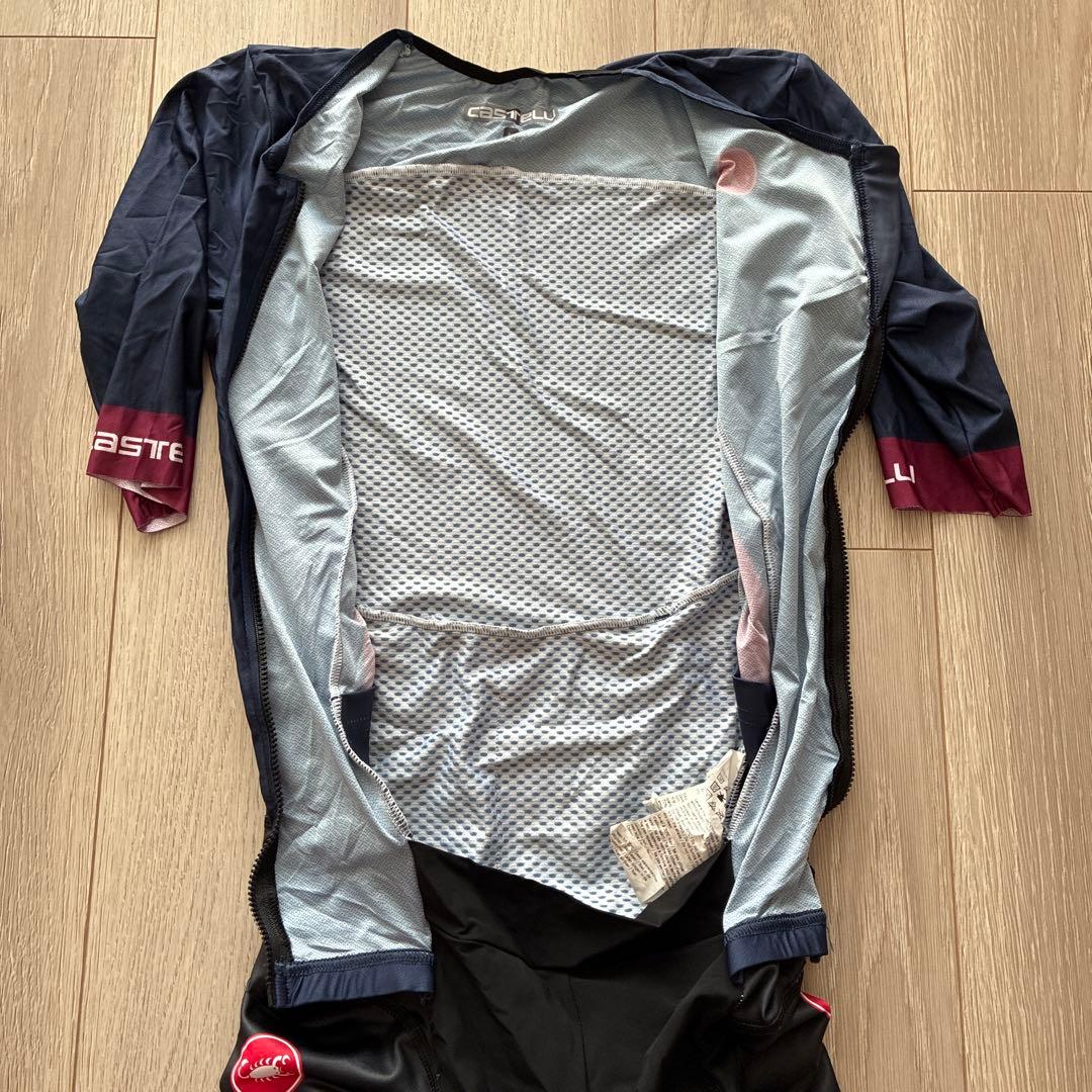 Castelli トライアスロンウェア Mサイズ ネイビー/マルーン