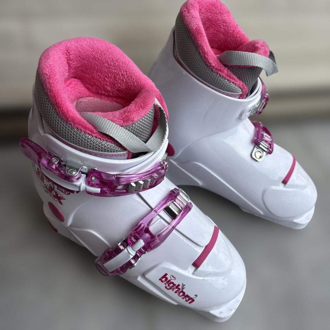 女の子　スキーセット　スキー板　110cm ピンク