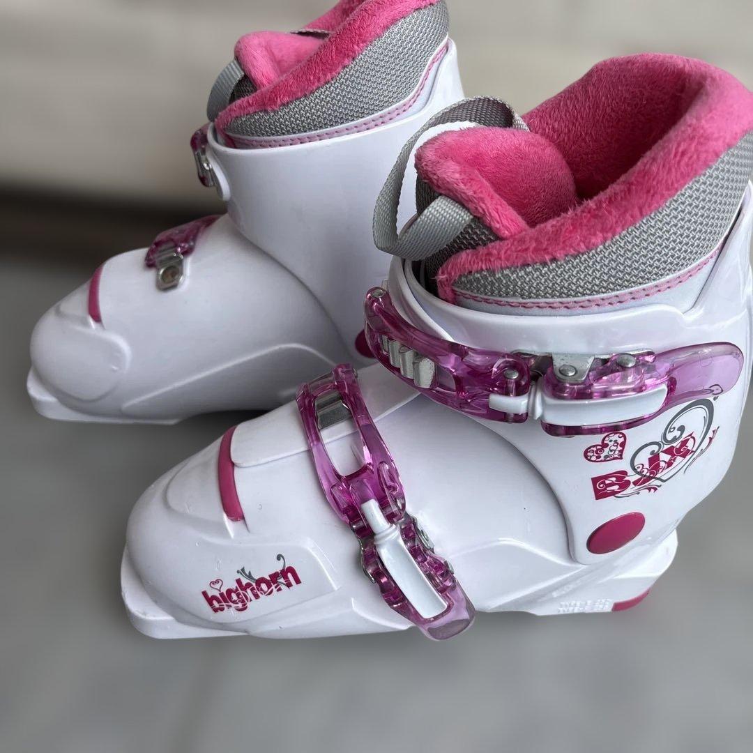 女の子　スキーセット　スキー板　110cm ピンク