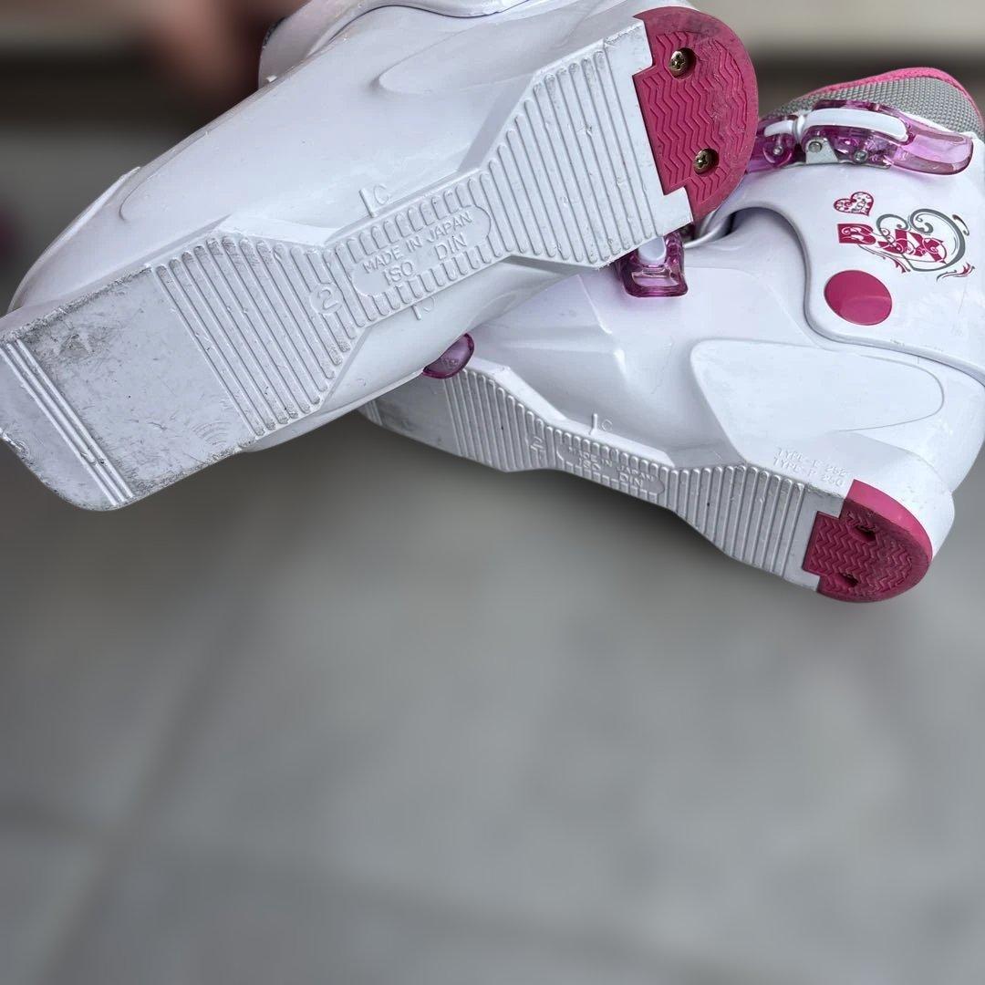 女の子　スキーセット　スキー板　110cm ピンク