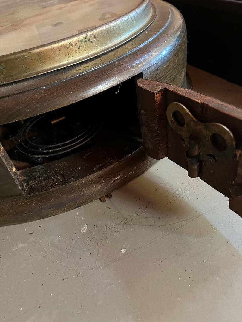 meiji 掛時計 ゼンマイ式