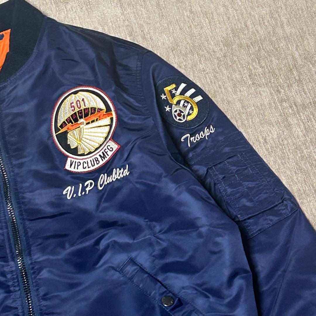 未使用　タグ付き　karaku VIP CLUB フライトジャケット　ネイティブ