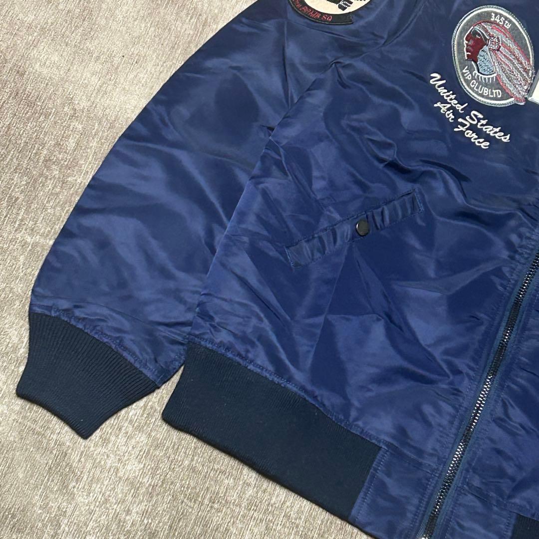 未使用　タグ付き　karaku VIP CLUB フライトジャケット　ネイティブ