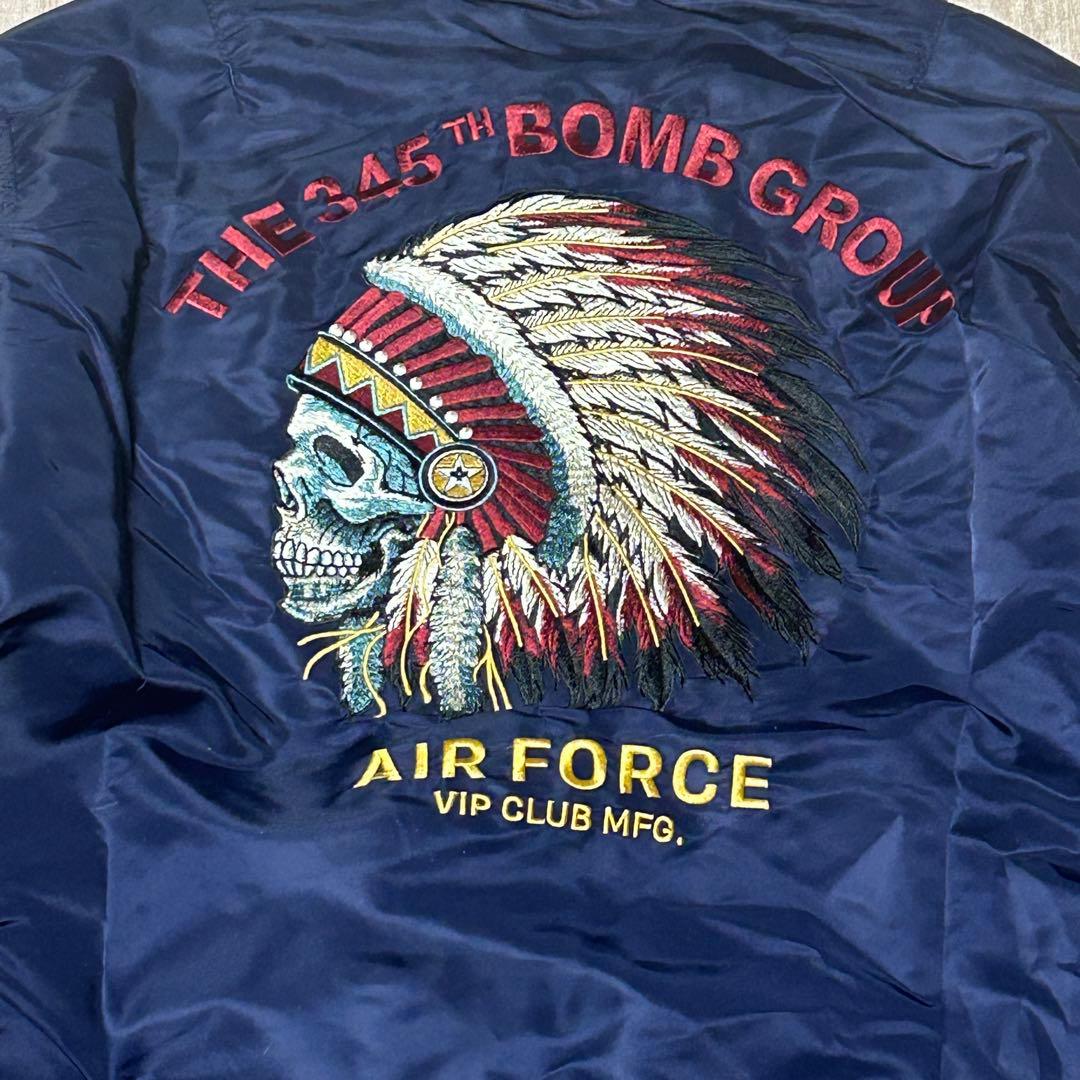 未使用　タグ付き　karaku VIP CLUB フライトジャケット　ネイティブ