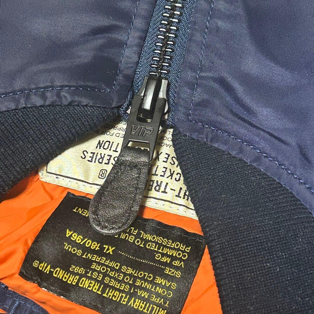 未使用　タグ付き　karaku VIP CLUB フライトジャケット　ネイティブ