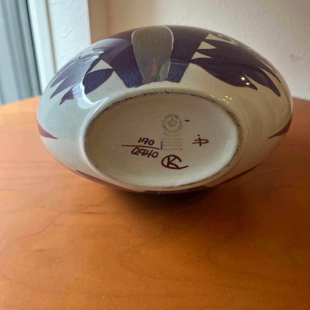 ロイヤルコペンハーゲン　テネラ　花瓶　美品　カリ