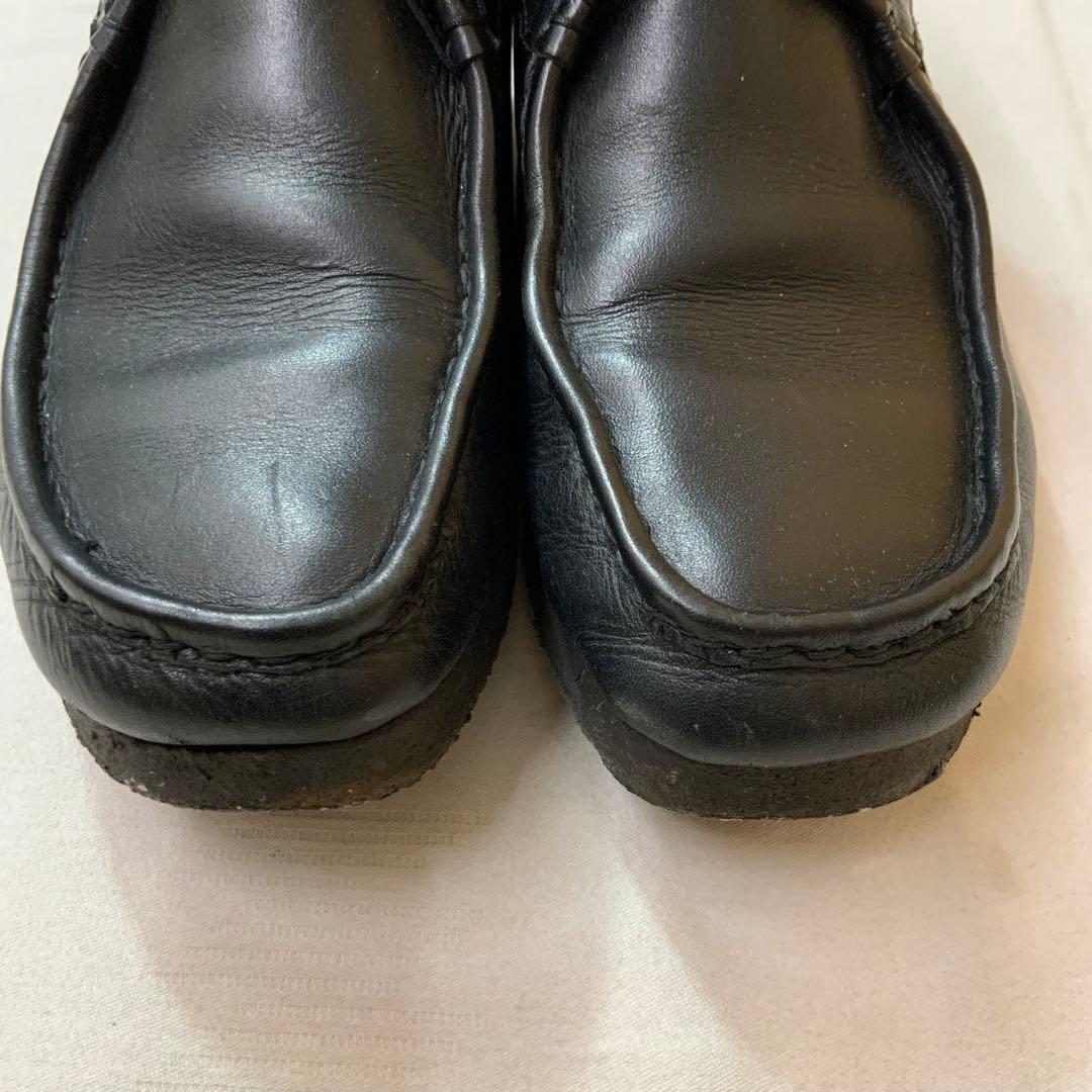 STOCK NO: ストックナンバー モカシンショートブーツ 25.5cm 黒