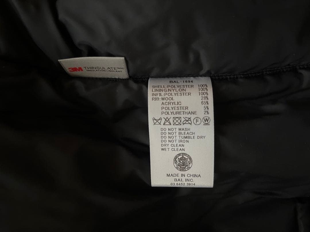 BAL original ブラック MA-1 フライトジャケット