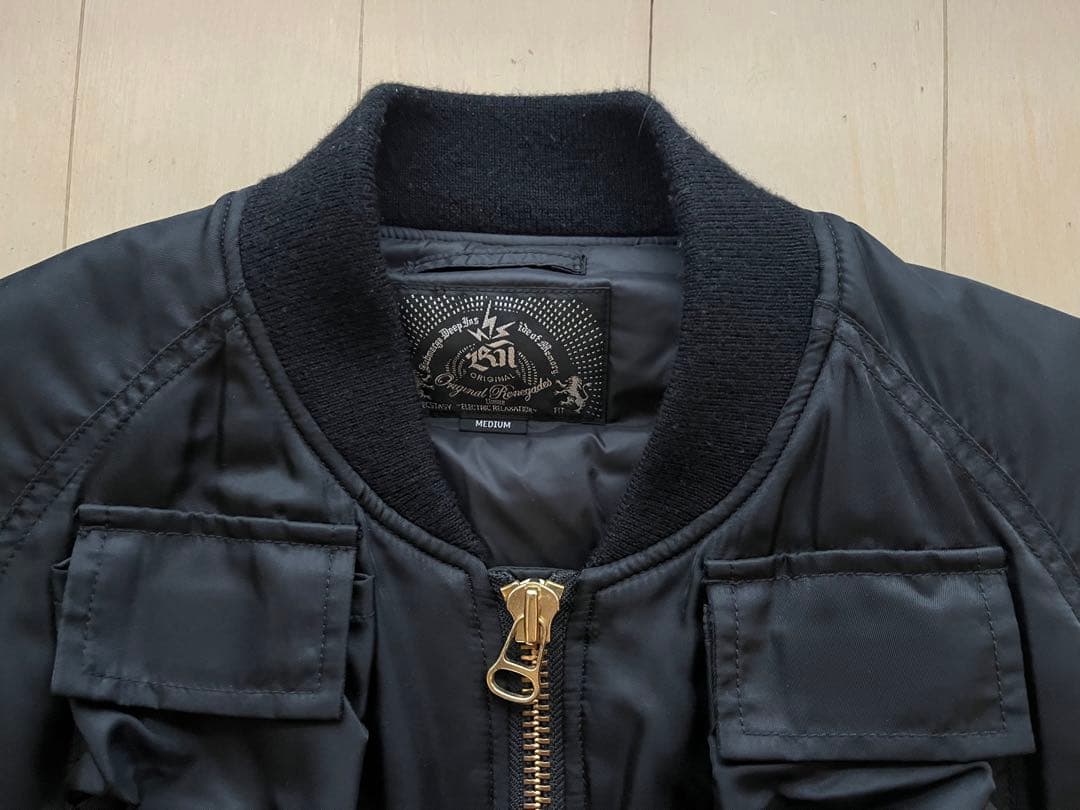 BAL original ブラック MA-1 フライトジャケット