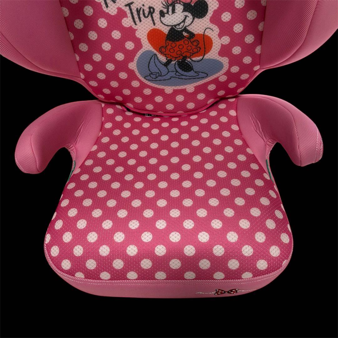 【期間限定割引】美品 ディズニー ハイバックジュニアシート ミニーマウスデザイン