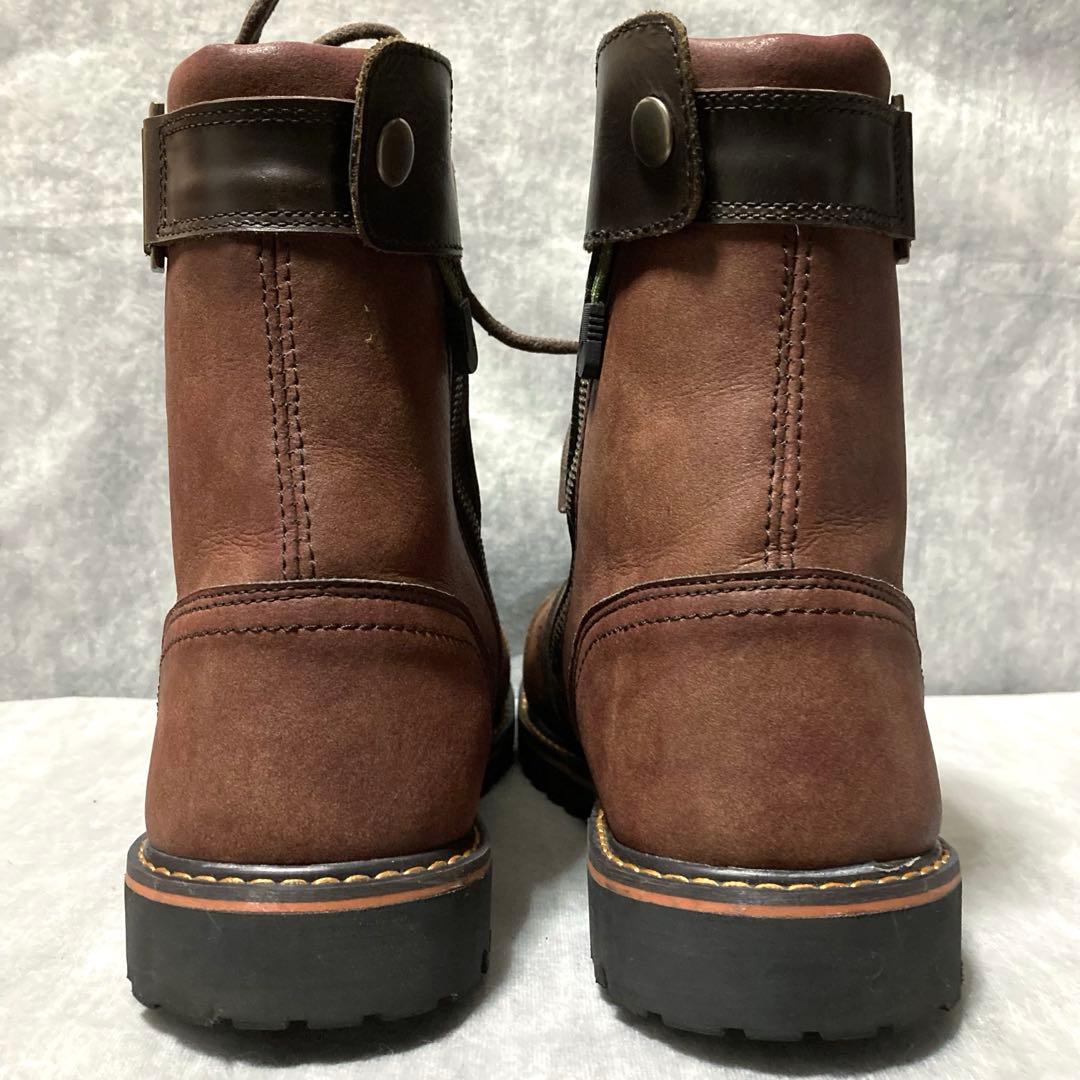 美品 KOMINE コミネ ビンテージライディングブーツ バイク ツーリング 靴