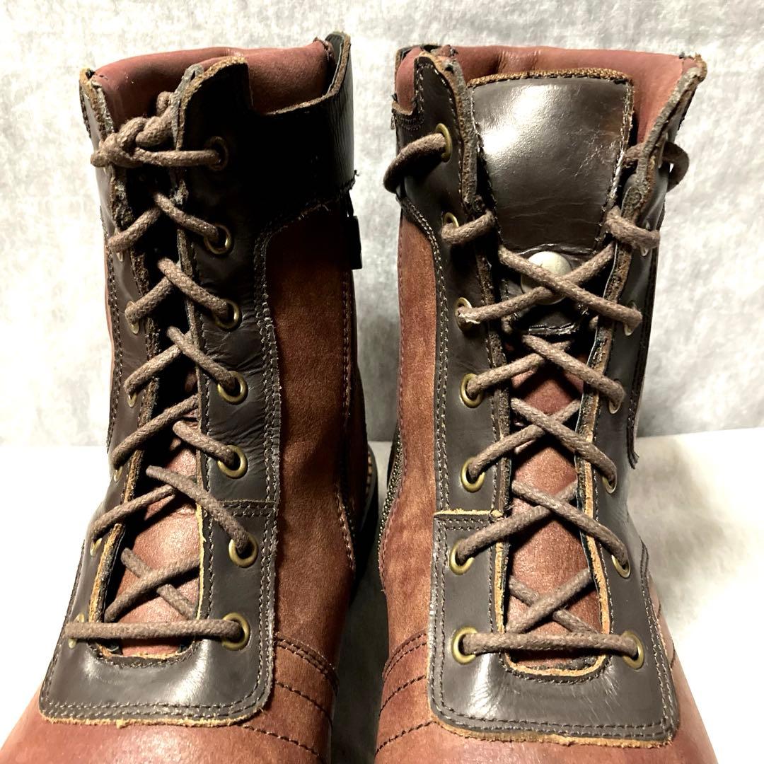 美品 KOMINE コミネ ビンテージライディングブーツ バイク ツーリング 靴