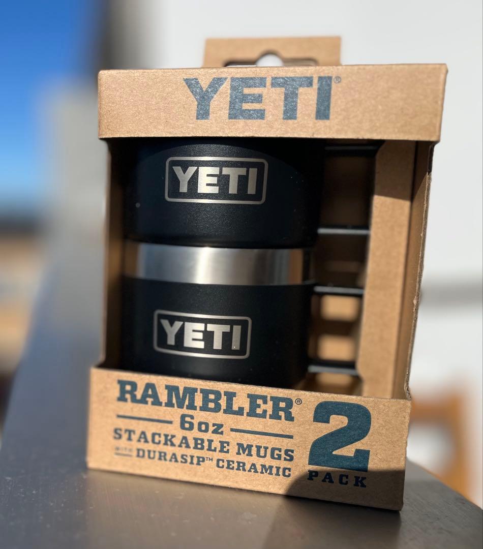 YETI Rambler 60oz スタッカブルマグ 2個パック《black》