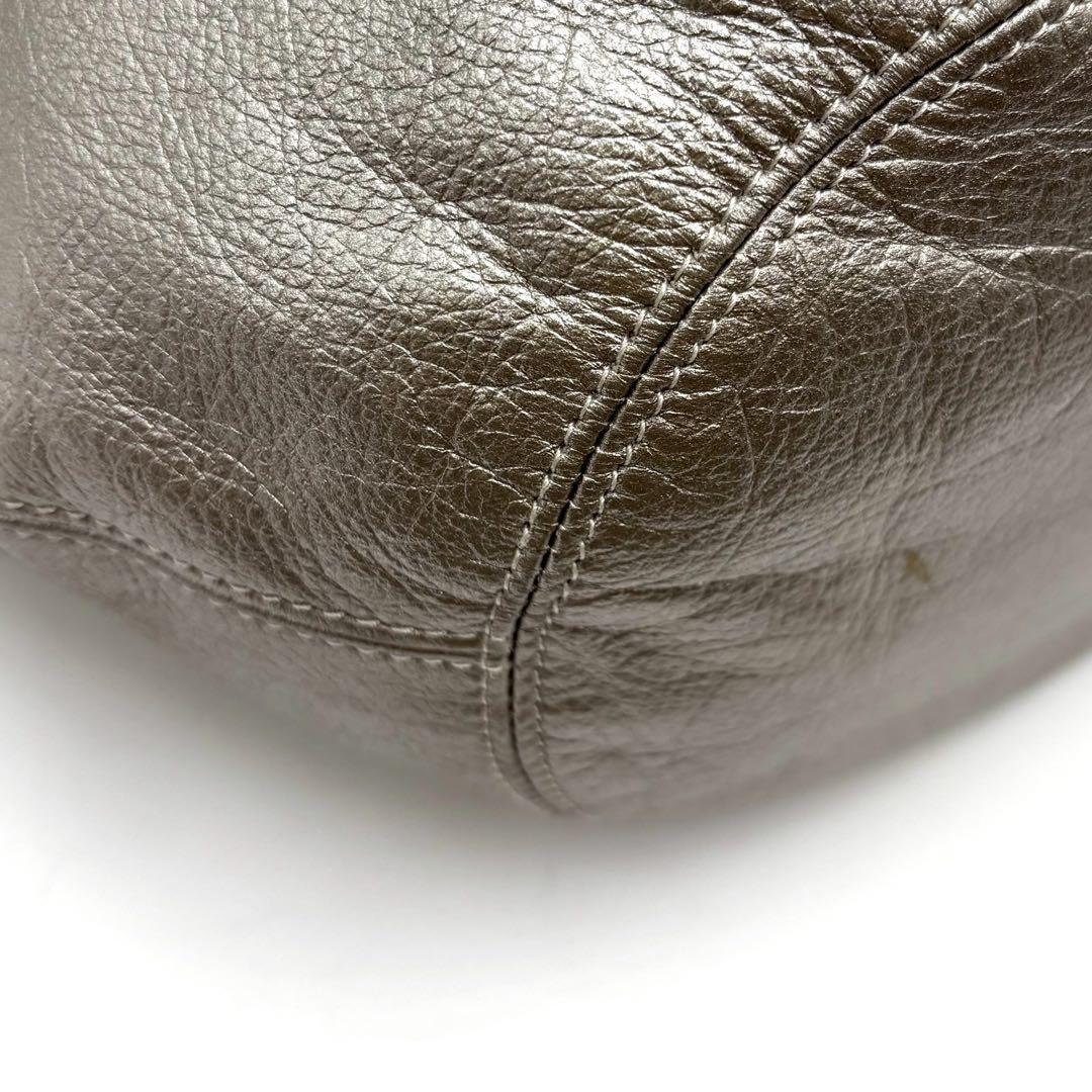 【美品】 ear PAPILLONNER うさぎ ハンド バッグ シルバー