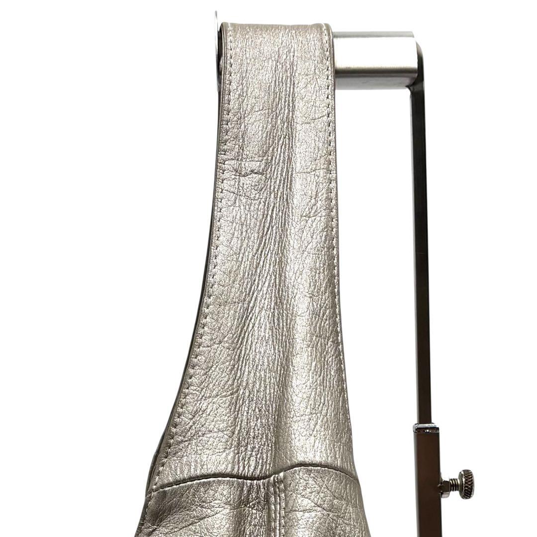 【美品】 ear PAPILLONNER うさぎ ハンド バッグ シルバー