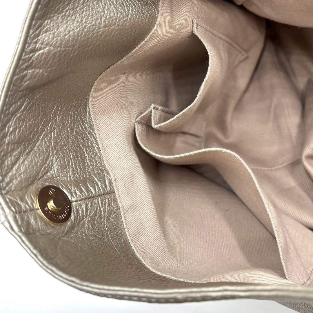 【美品】 ear PAPILLONNER うさぎ ハンド バッグ シルバー