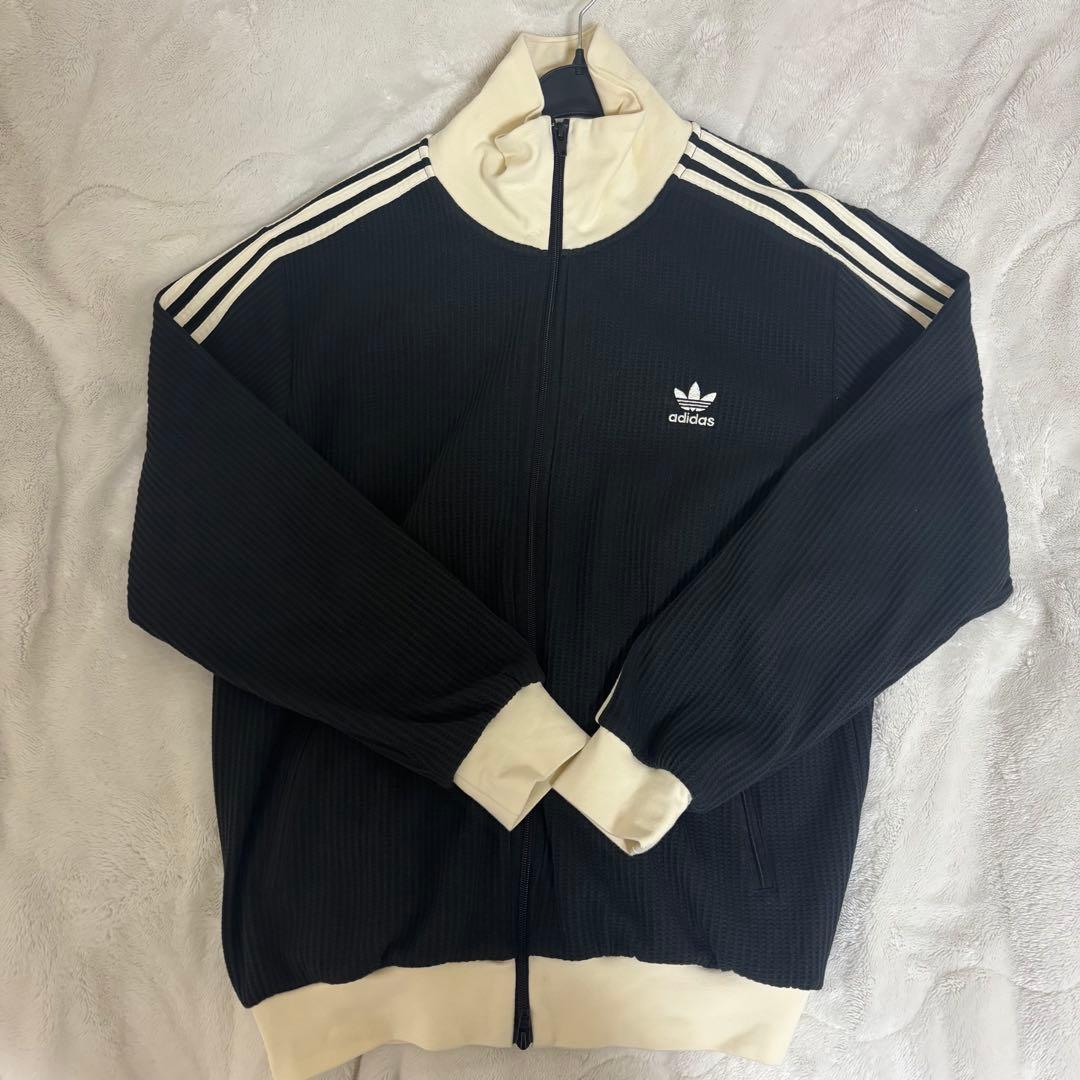 adidas リブジャージ 2XL ブラック/クリーム