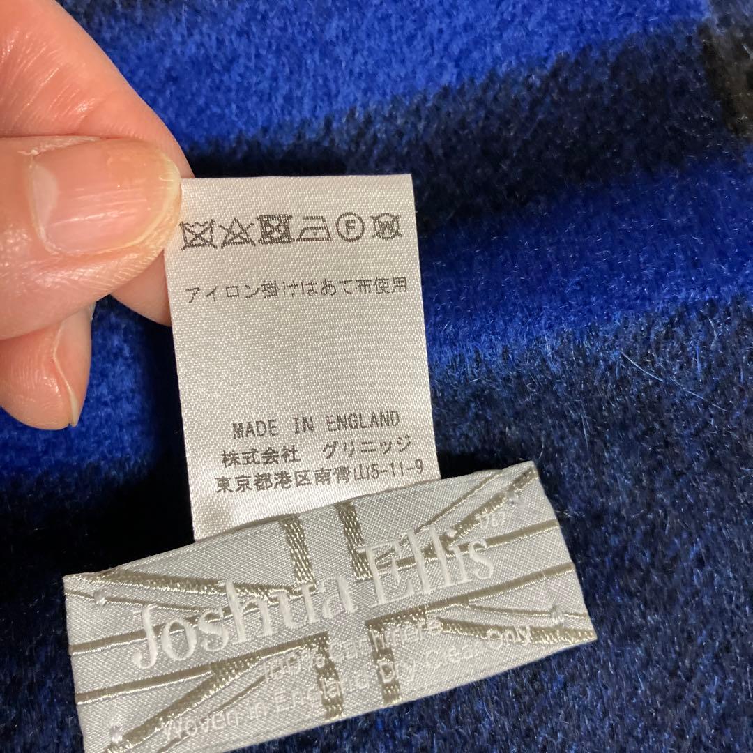 ジョシュアエリス/ Joshua Ellis 大判カシミア100％ストール