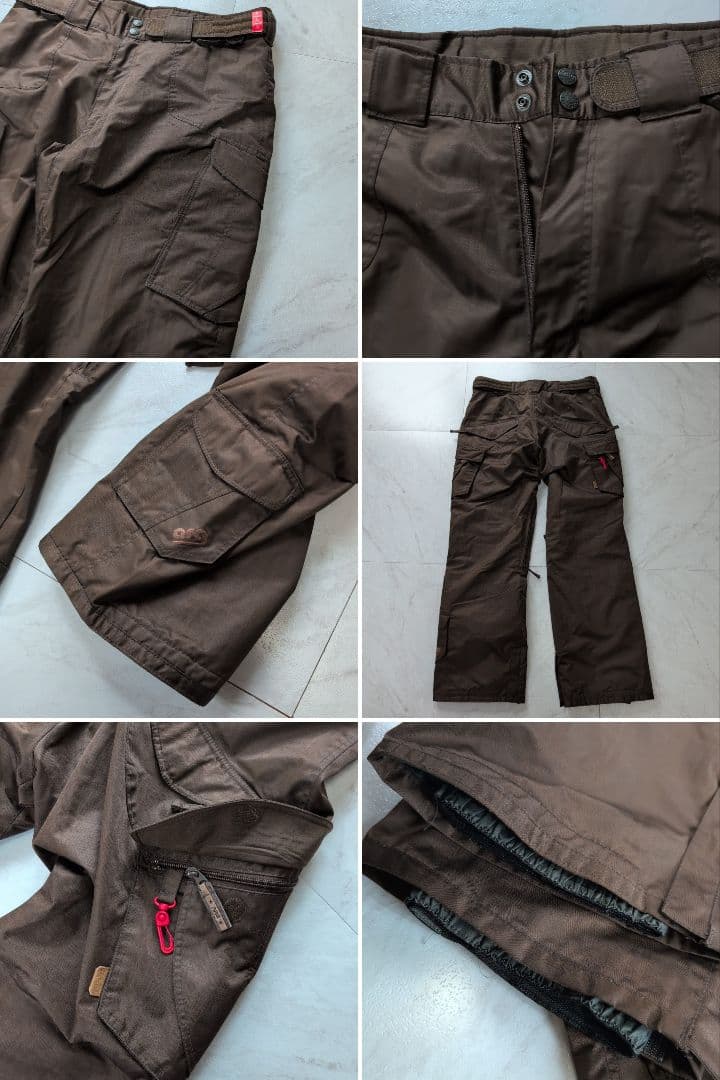 スノーボードウェア 上下セット arg ファー付き セットアップ