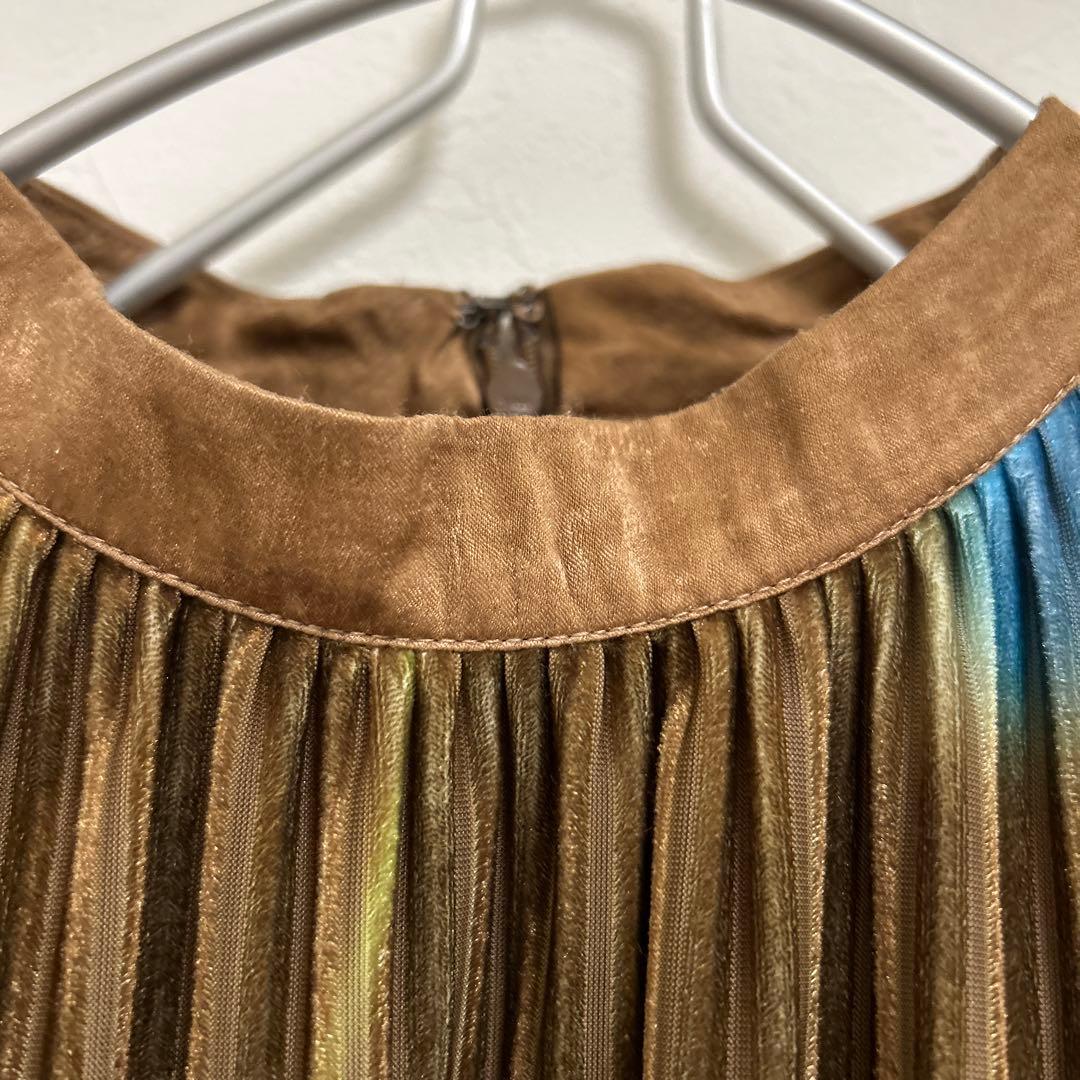 ワンピース Ameri VINTAGE MILA VELOUR CUT DRESS M