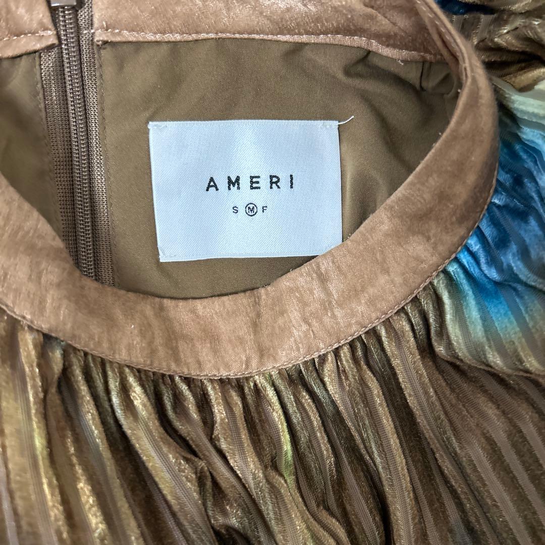 ワンピース Ameri VINTAGE MILA VELOUR CUT DRESS M