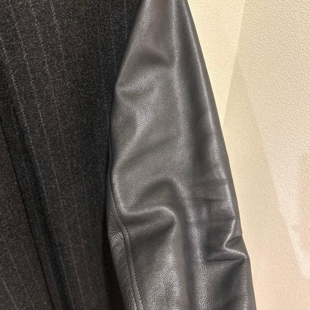 sacai luck ウールレザー コート size2